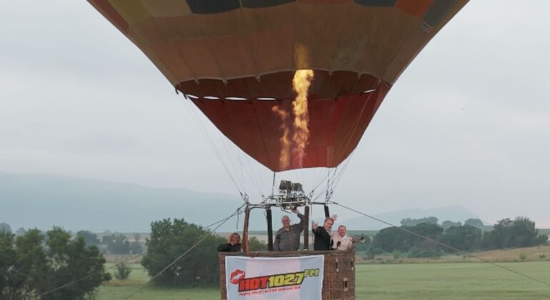 Bunny Celebrates Swingin Las Vegas 2025 on Hot Air Balloon Hot Fm